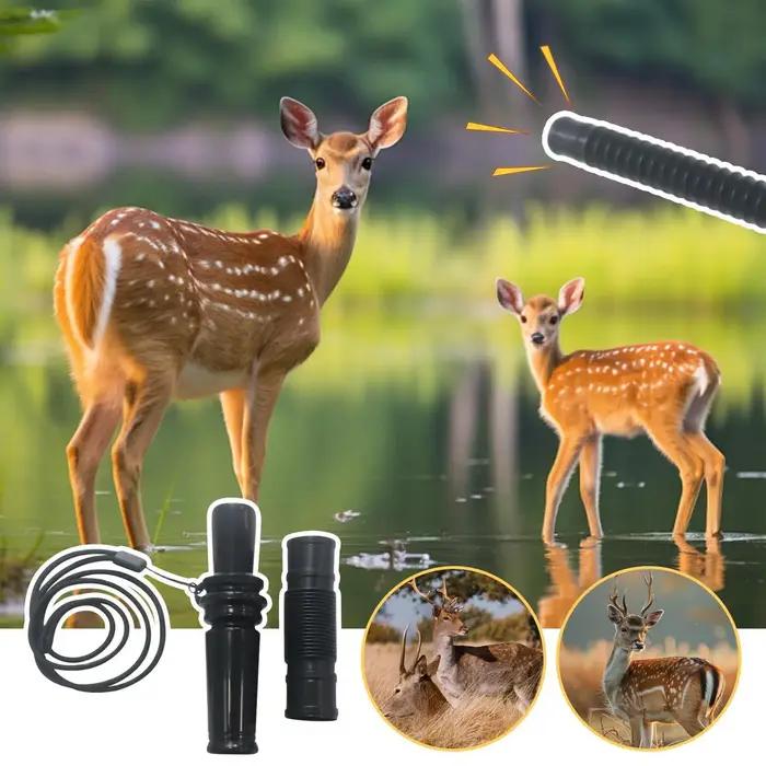 Grunter réaliste pour chasse cerfs - Appelant portable imitant vocalisations jeunes et adultes