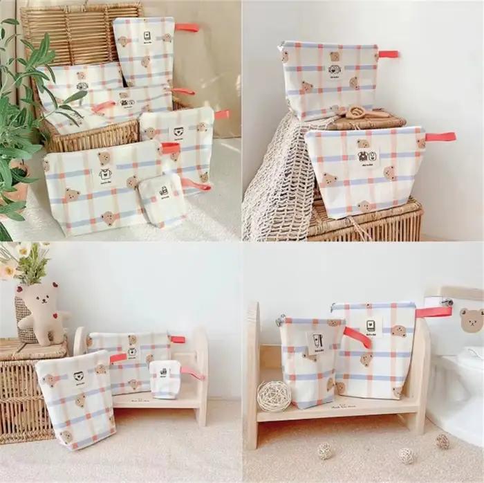 Sac de rangement étanche pour couches de bébé, 7 pièces/ensemble, organisateur de vêtements pour enf