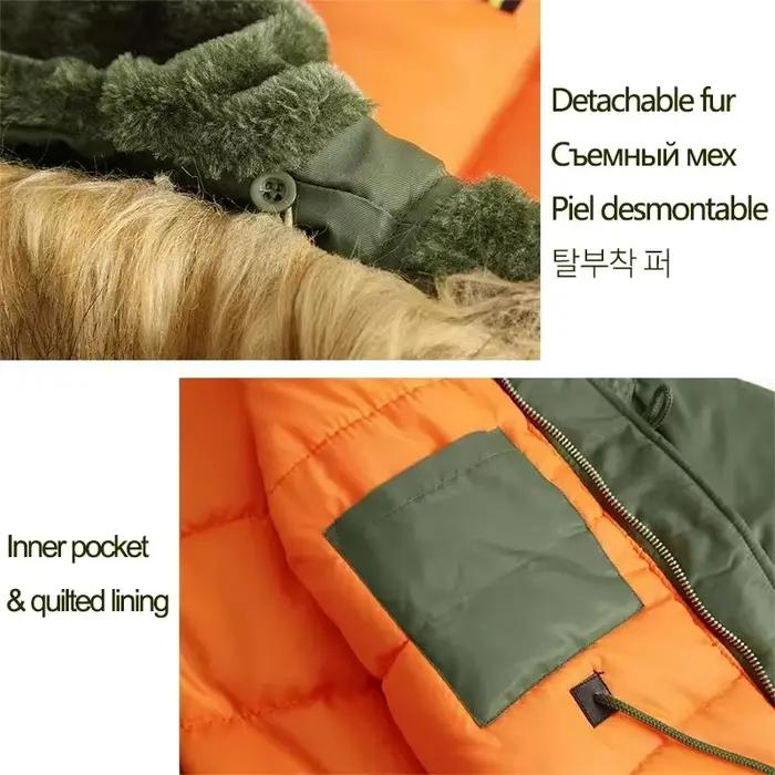 Veste de survêtement Parka pour homme, veste d'hiver décontractée, manteau imperméable, fourrure capuchon, veste hivernale pour hommes, veste d'hiver pour homme, veste d'hiver avec fourrure, veste d'hiver pour homme occasions spéciales
