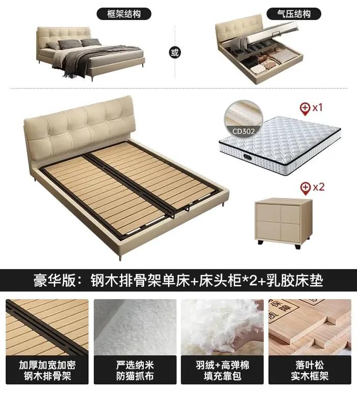 Lit de rangement en tissu personnalisé