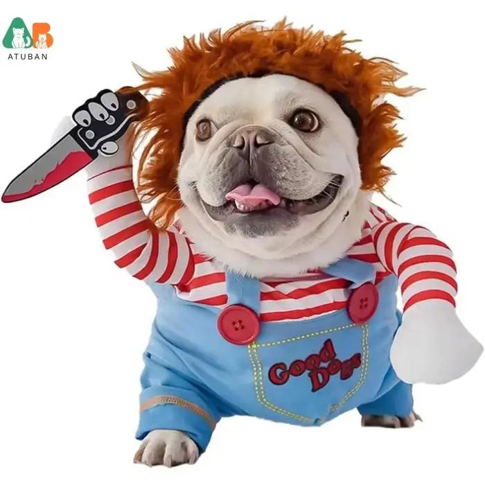 Costume de chien mortel pour animaux de compagnie