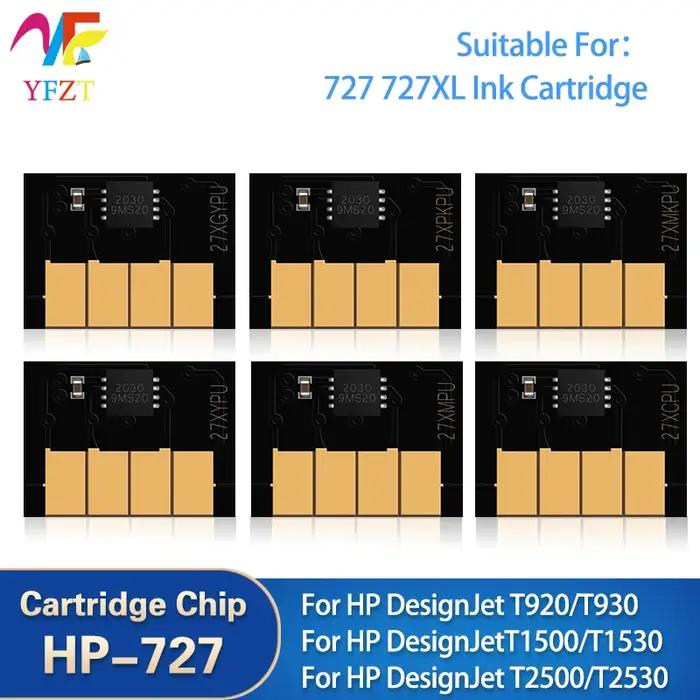 Pour HP 727 puce de cartouche nouvelle mise à niveau puce HP727 pour imprimante HP DesignJet T920 T930 T1500 T1530 T2500 T2530