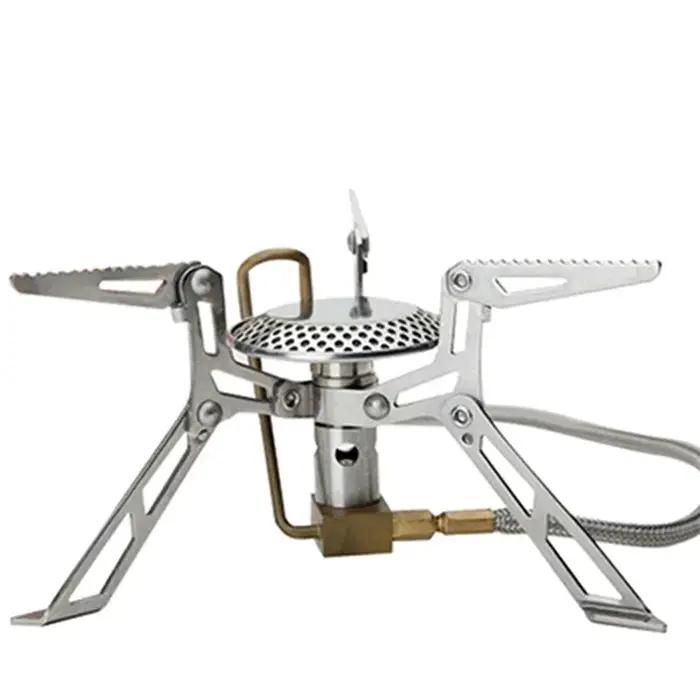Cuisinière à gaz de luxe en acier inoxydable pour camping et randonnée haute altitude élégante à offrir pour femmes et hommes occasions spéciales