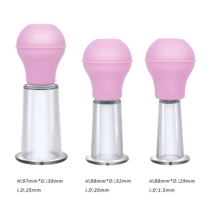 Ventouses de massage facial PVC pour lifting cutané et réduction de la cellulite corporelle