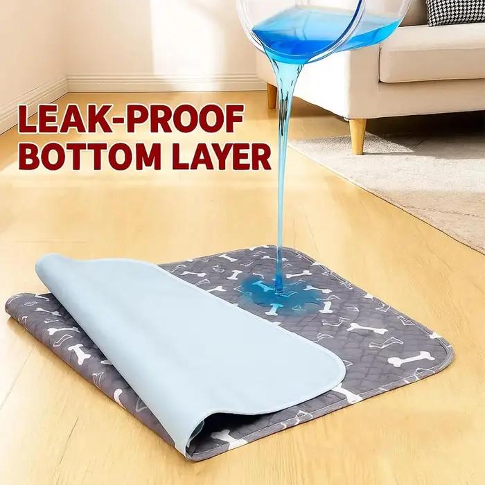 Tapis absorbants lavables et réutilisables pour chien