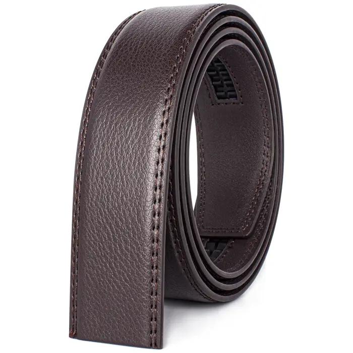 JACNAIP ceinture homme cuir sans tête boucle automatique
