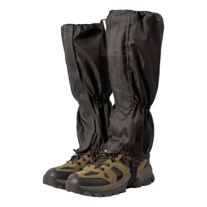 Guêtres de randonnée imperméables et réglables pour activités de plein air, randonnée, escalade, ski