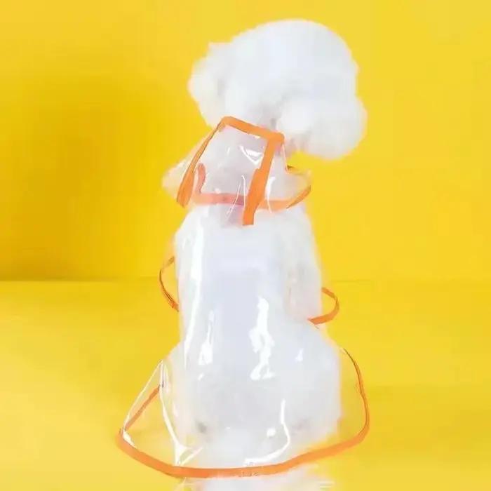 Vêtements de pluie transparents pour animaux de compagnie