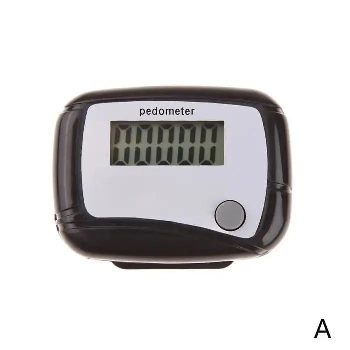 Podomètre portable pour la marche, compteur de pas pour seniors, idéal pour le sport, la course, l'entraînement, la randonnée, le trekking et les voyages