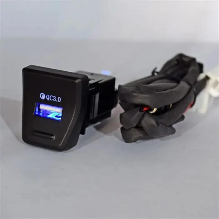 Prise de chargeur de voiture USB QC3.0, pour Toyota RAV4 2019 2020 2021, Position de commande centra
