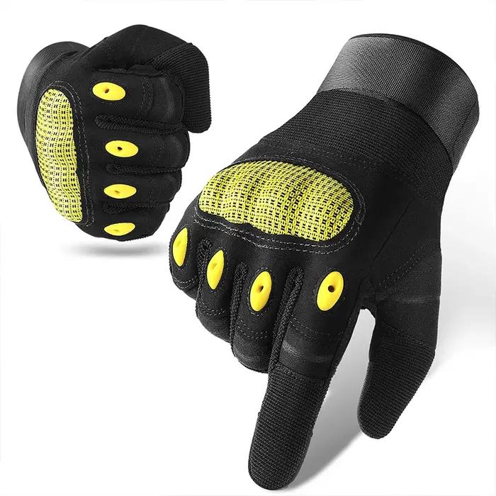 Gants tactiques coque dure protection complète - Compatibles écrans tactiles anti-dérapage chasse