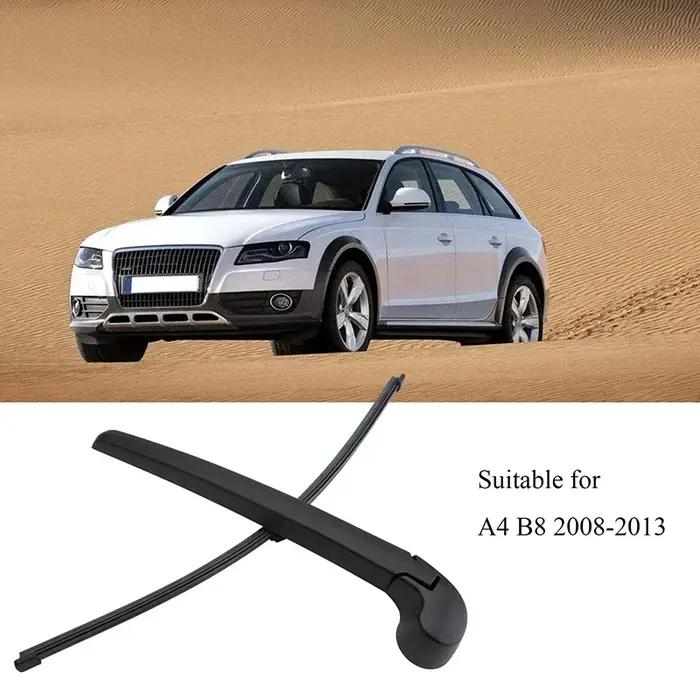 Bras d'essuie-glace arrière et lame de remplacement noires, adaptés à Audi A4 B8 2008 – 2013, access