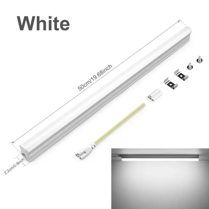 Tube LED T5 15W 50CM sans scintillement pour éclairage bureau armoire maison