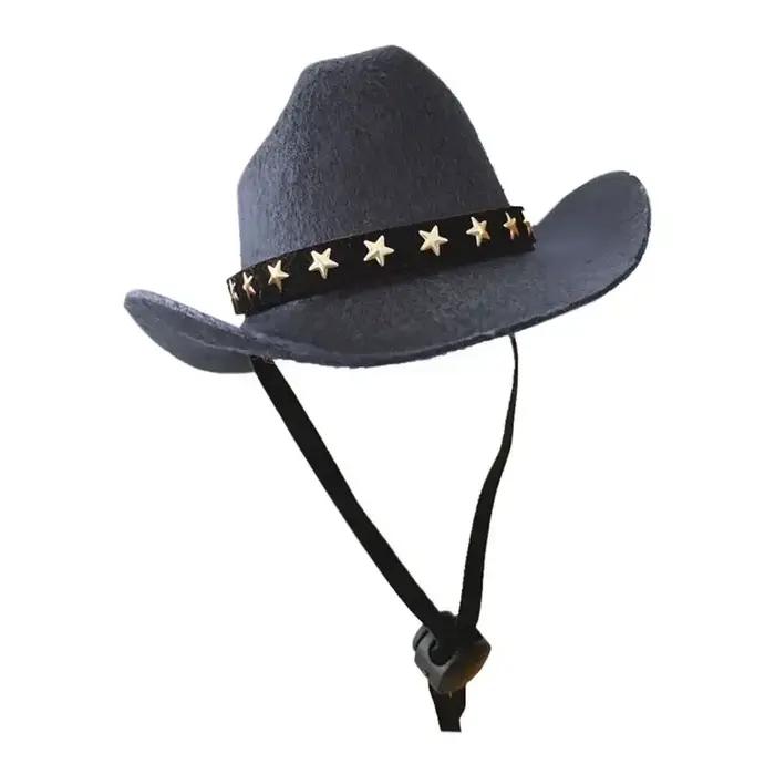 Chapeau de cowboy réglable pour animaux de compagnie