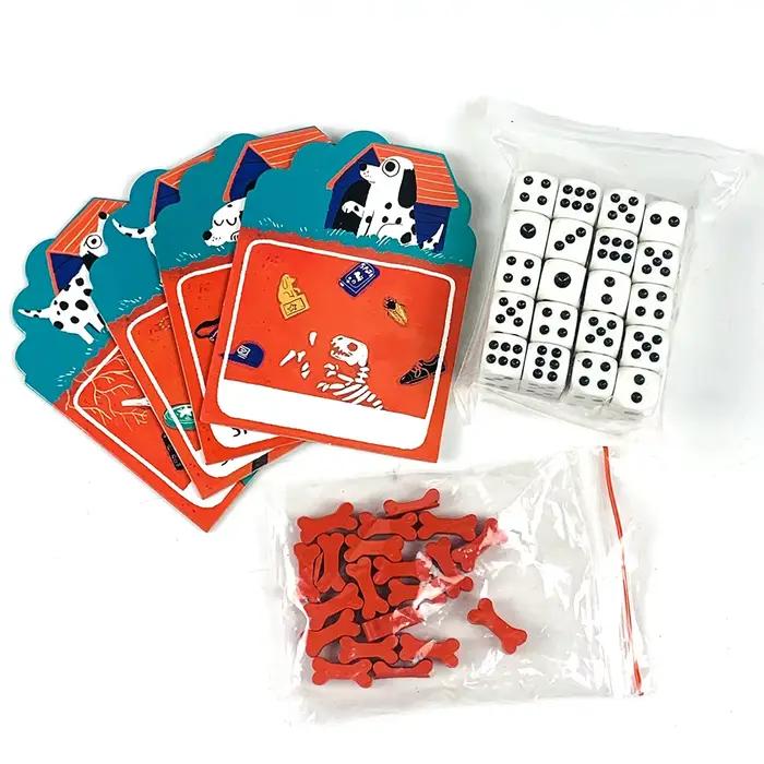 Jeu de cartes pour augmenter votre chance et le chien, jeu de société interactif en famille pour occasions spéciales et vacances