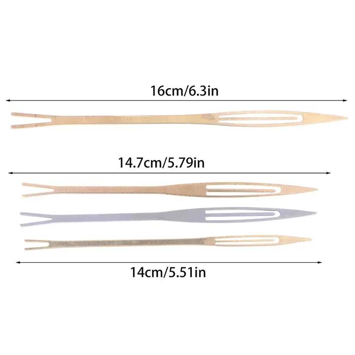 Navettes de réparation en acier allié pour filets de pêche pivotements snap réparation ligne de filet tissage amélioration filets pêche occasions spéciales