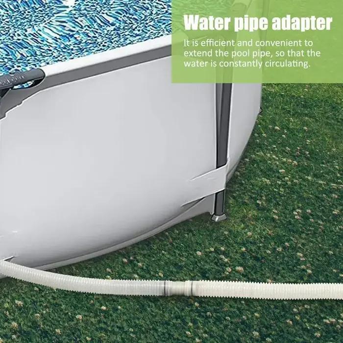 Joint en T pour tuyau d'eau en matériau PP de haute qualité pour piscine, adaptateur de remplacement de tuyau de 32MM, blanc ou rouge, joint droit pour piscine, accessoire de filtration polyvalent