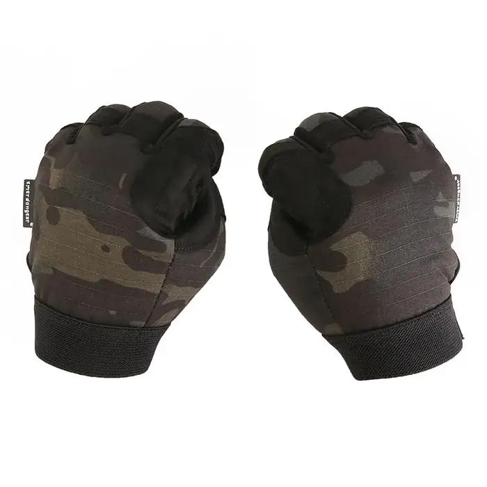 Gants tactiques légers camouflage EmersonGear EM8726 pour chasse, airsoft et combat - Protection complète
