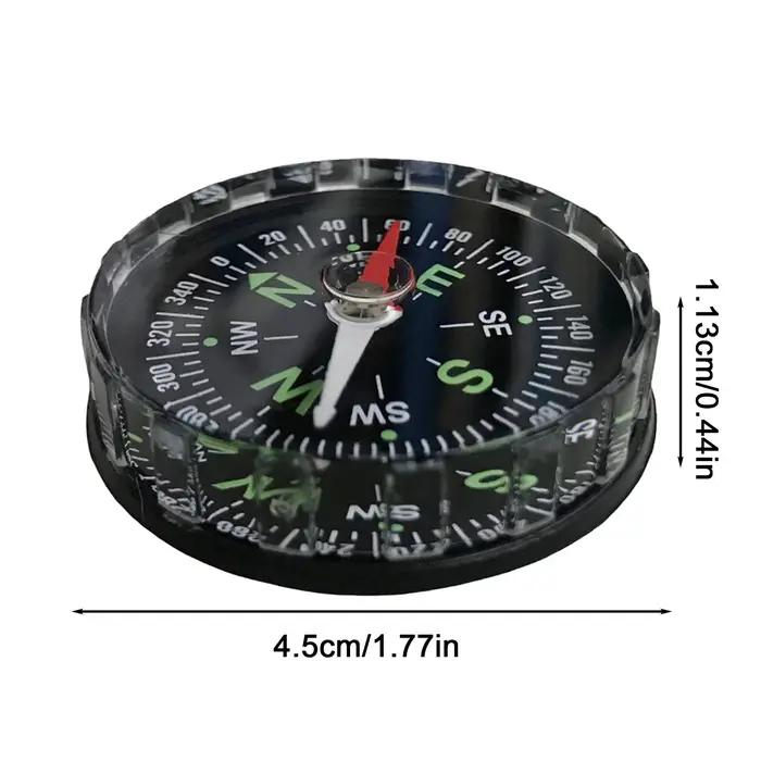 Boussole de camping imperméable multifonctionnelle pour la navigation