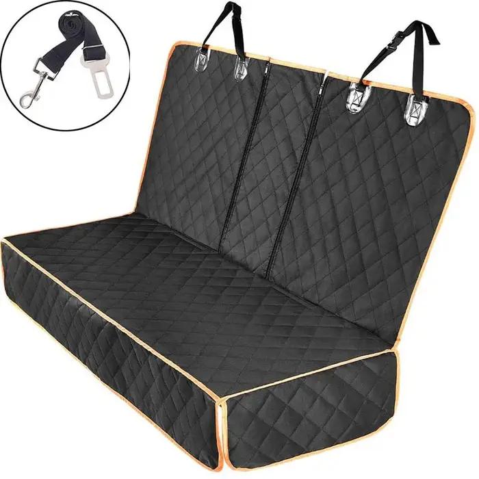 Housse de siège de chien de voiture pour siège arrière, imperméable, tapis de protection de siège arrière pour animaux de compagnie, antidérapant, support de sécurité universel pour chiens de sortie