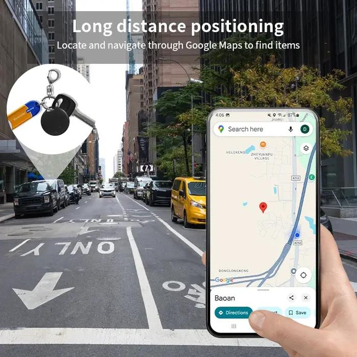 Traceur Intelligent RSH Étiquette Positionnement Balise à Distance Compatible Android pour Appareils Samsung Xiaomi Occasions Spéciales