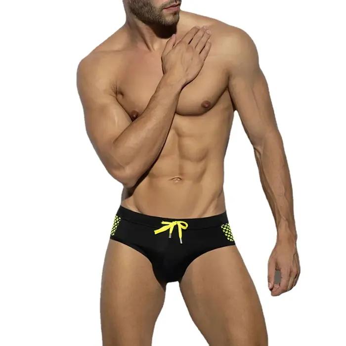 Slip de bain pour hommes Sexy natation court été Sport nautique pantalons de plage marque maillot de