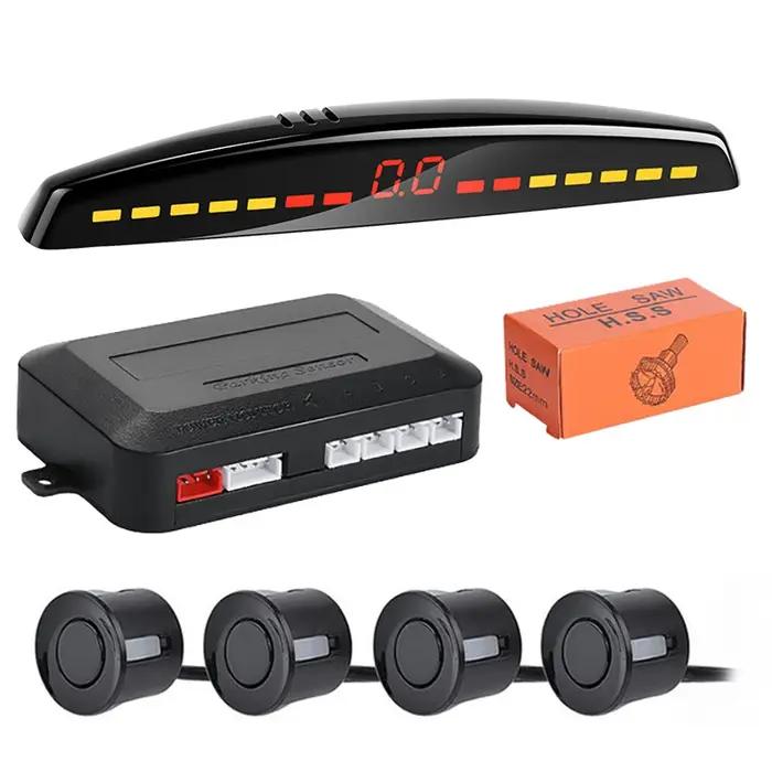 Risingon – Kit de capteurs de stationnement LED Parktronic pour voiture, affichage Radar, système de