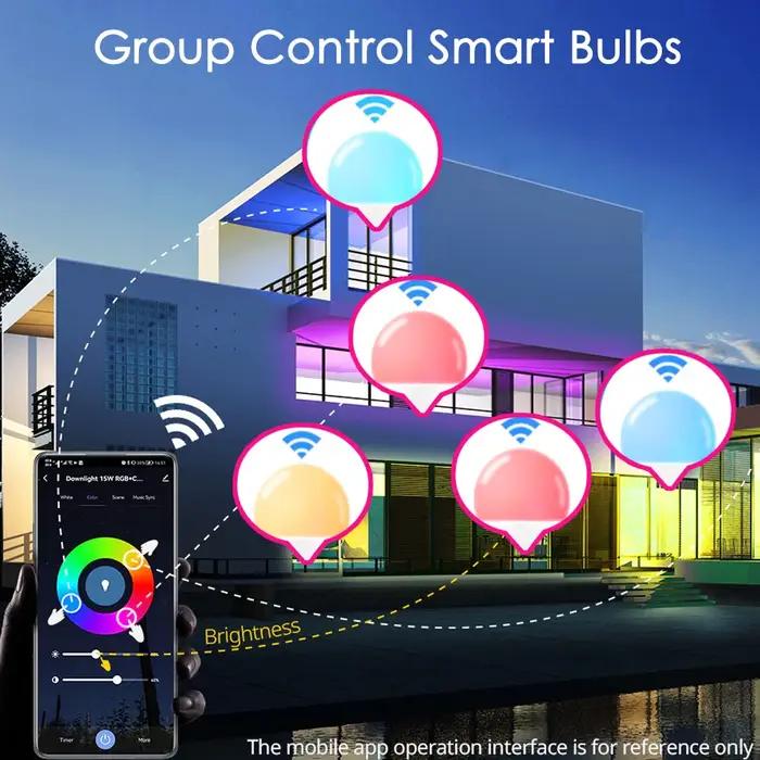 Tuya Wifi/Bluetooth ampoule intelligente E27 RGB Alexa lampe à LED ampoules intelligentes AC 85-265V