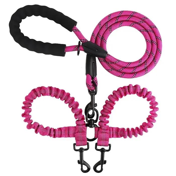 Nouvelle laisse de traction double pour animaux de compagnie