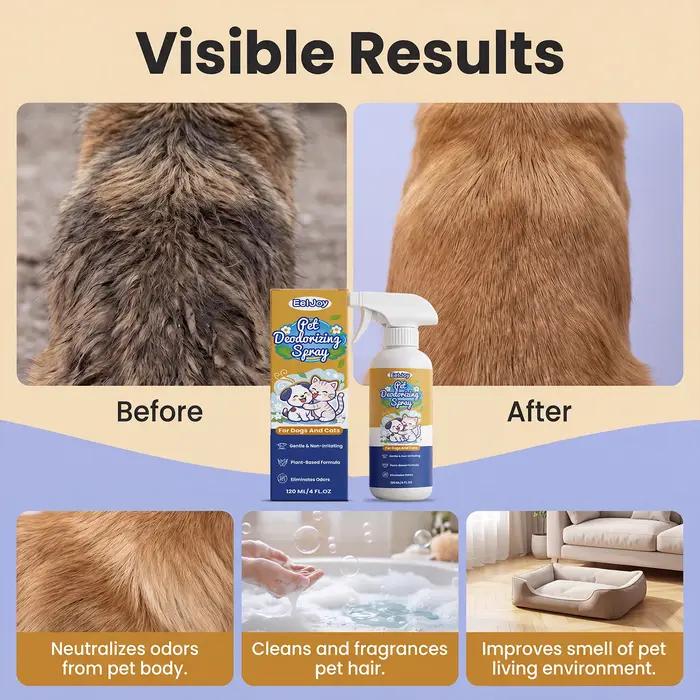 Spray désodorisant professionnel pour animaux de compagnie