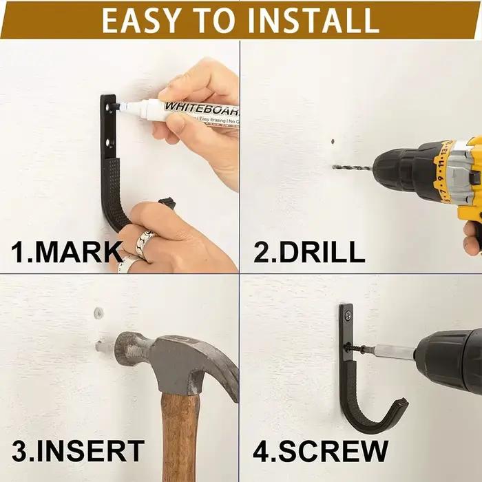 Support mural pour pistolet horizontal