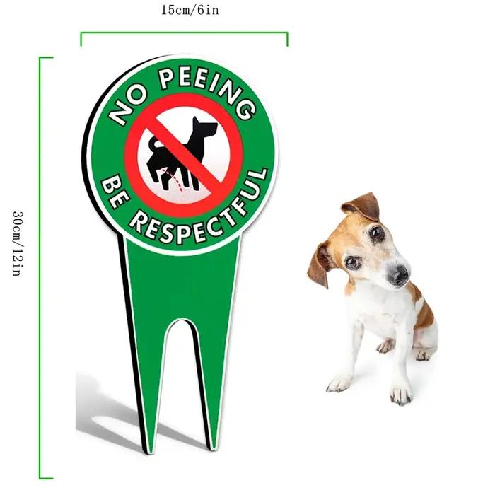 10 pièces sans panneaux de merde de chien pour cour