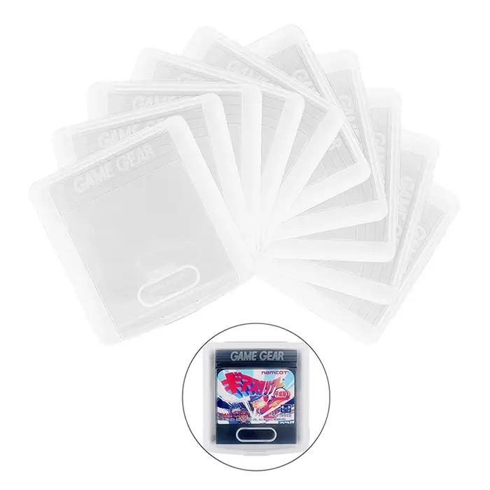 Boîte de rangement et de présentation transparente pour cartouche de jeu unique, étui de protection de remplacement pour console Game Gear
