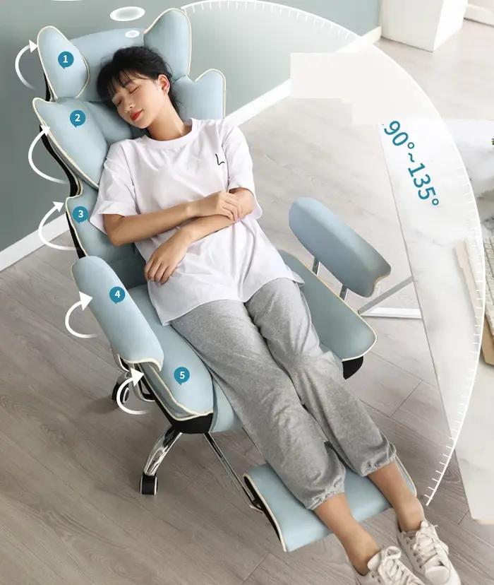 Chaise de Jeu Ergonomique Confortable, Canapé d'Ordinateur, pour Joueur en Direct, Bureau, Nouvelle