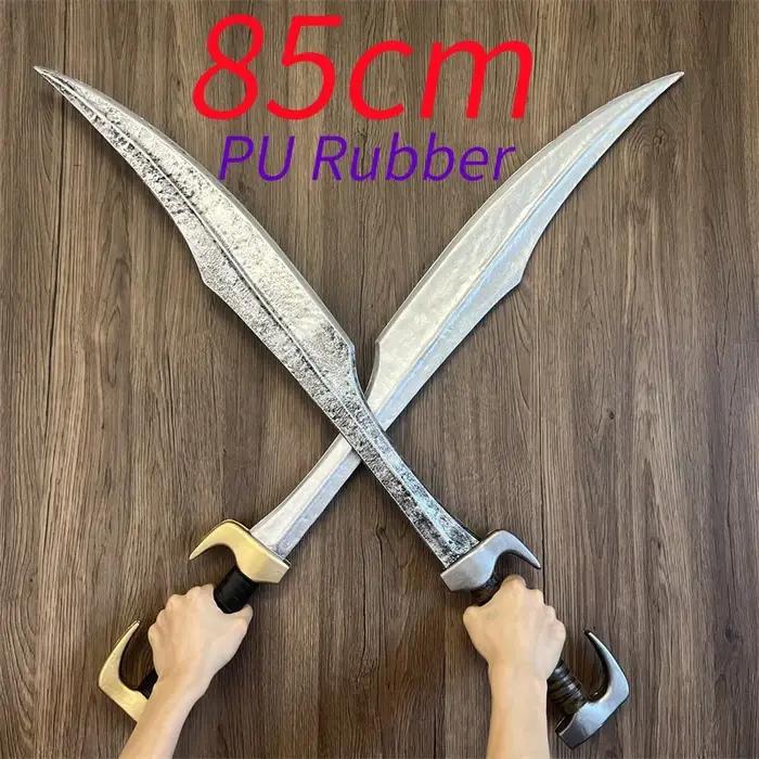 Sparta 1:1 gladiateur épéeCosplay guerrier épée antique Rome jeu de rôle Halloween modèle sécurité PU caoutchouc cadeau armes