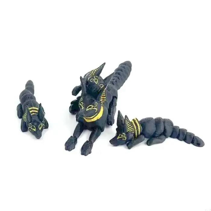 Sculpture chien Anubis 37JD