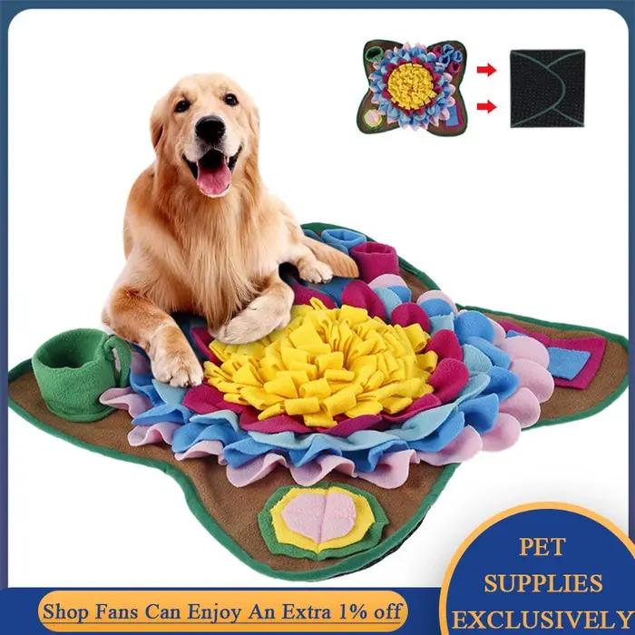 Tapis à renifler lavable pour chien, entraînement de l'odeur antarctique, polymères de reniflements,