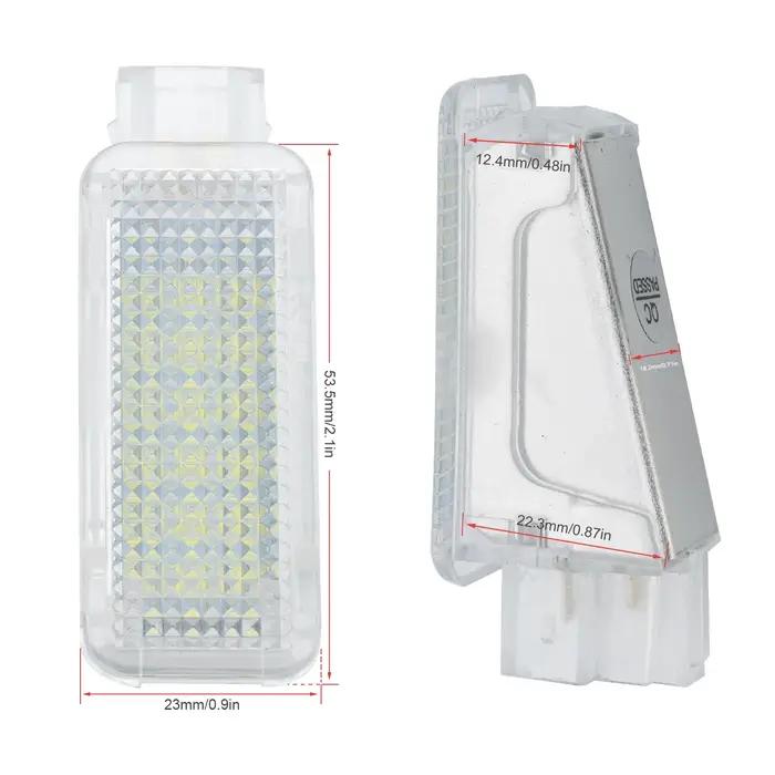Lampe de courtoisie LED blanche sous la porte, lumière de plancher, lampe de coffre, Audi A4, Horizo