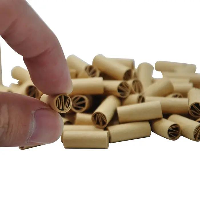 Embout filtrant One Boxof 120 grains, filtre en papier roulant marron de 7 mm, cadeau pour hommes