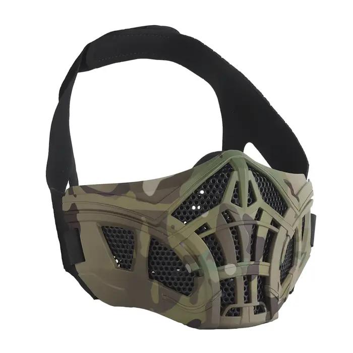 Scorpion Masks Tactical Hunting Paintball Airsoft CS Fight Half Masks Inner Sili