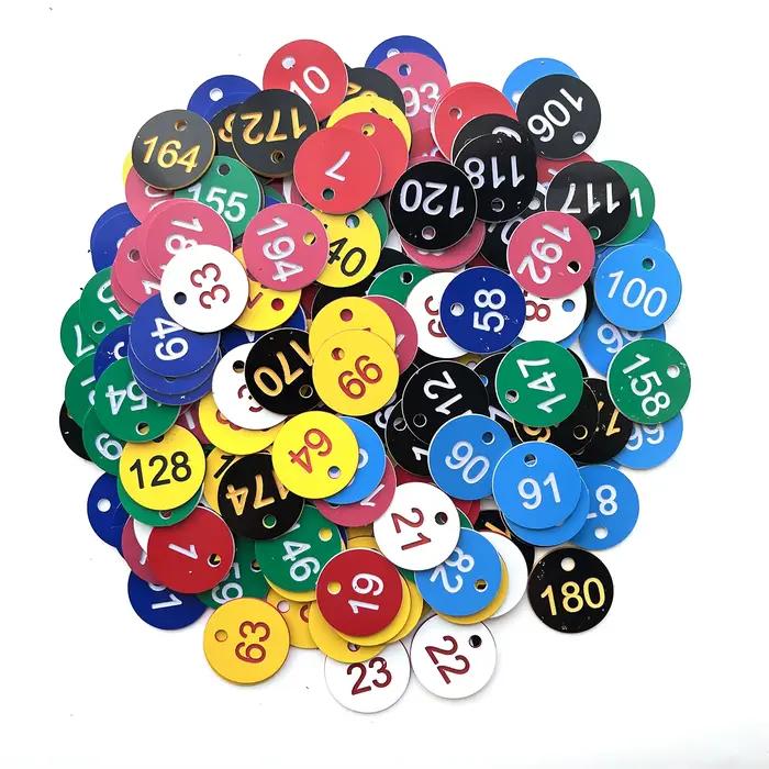 Marqueur rond pour animaux de ferme et de ruche, étiquette numérotée, boîte d'apiculture, nombres sé