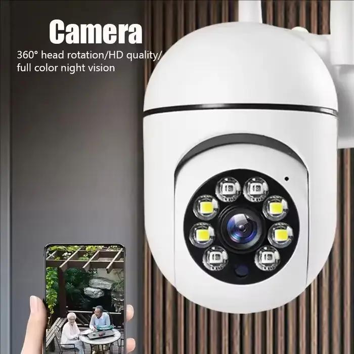 Caméra surveillance extérieure WiFi IP 3MP - Détection humaine vision nocturne audio zoom 4x