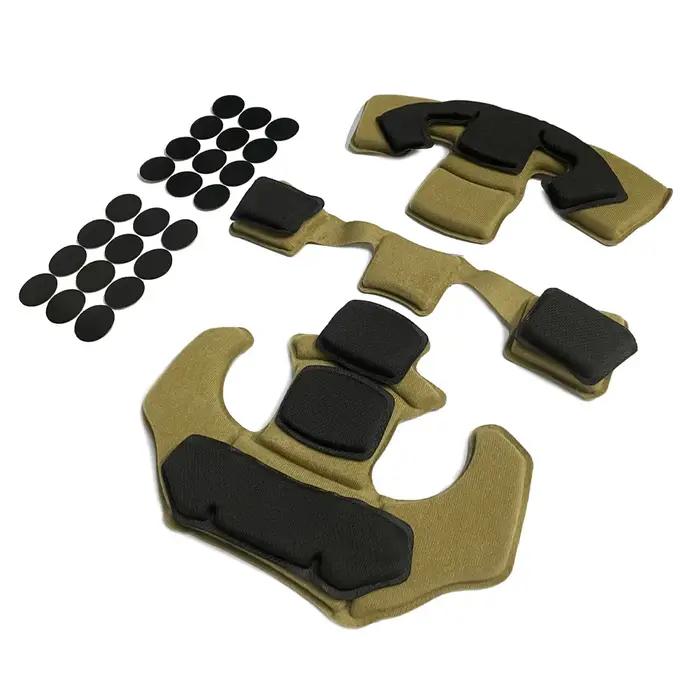 Coussinets remplacement casque tactique : mousse mémoire universelle confort protection chasse outdoor