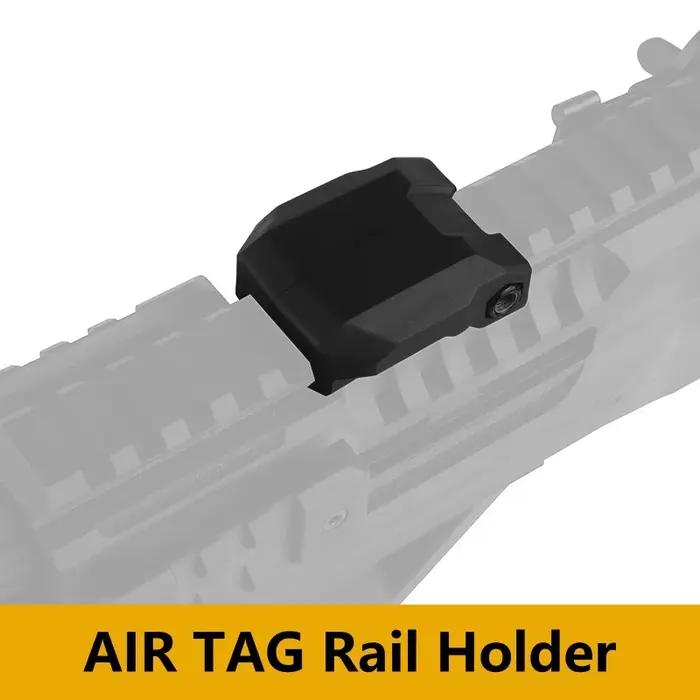 Porte-clés support AIR TAG pour rail Picatinny équipement chasse personnalisation accessoires