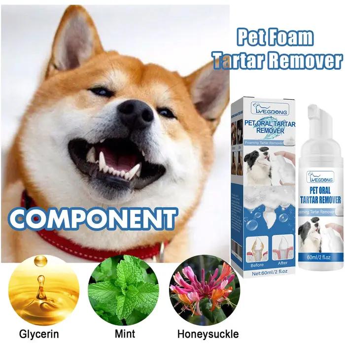 Mousse de soin buccal pour animaux de compagnie