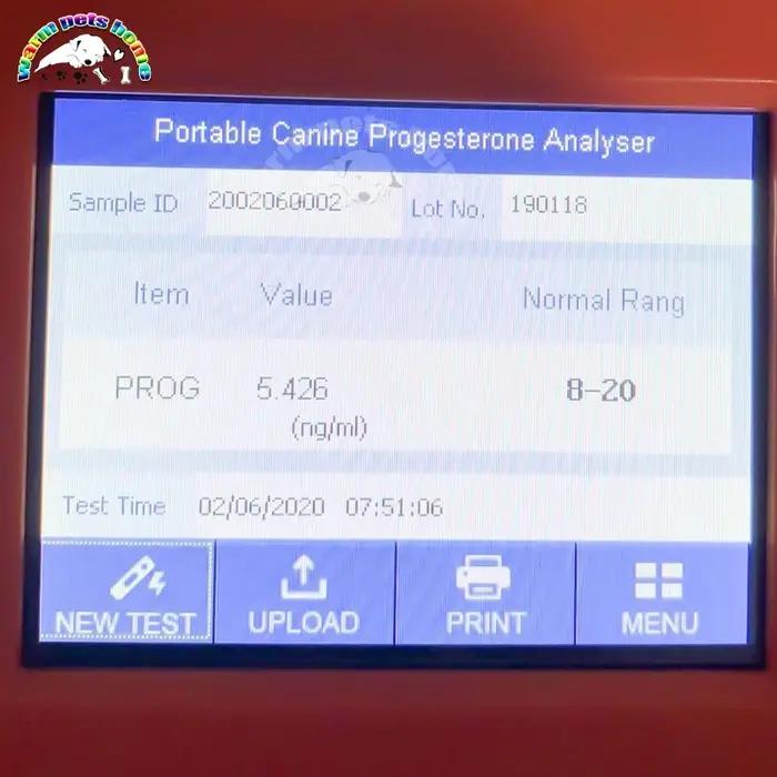 Analyseur de progestérone portable pour chien