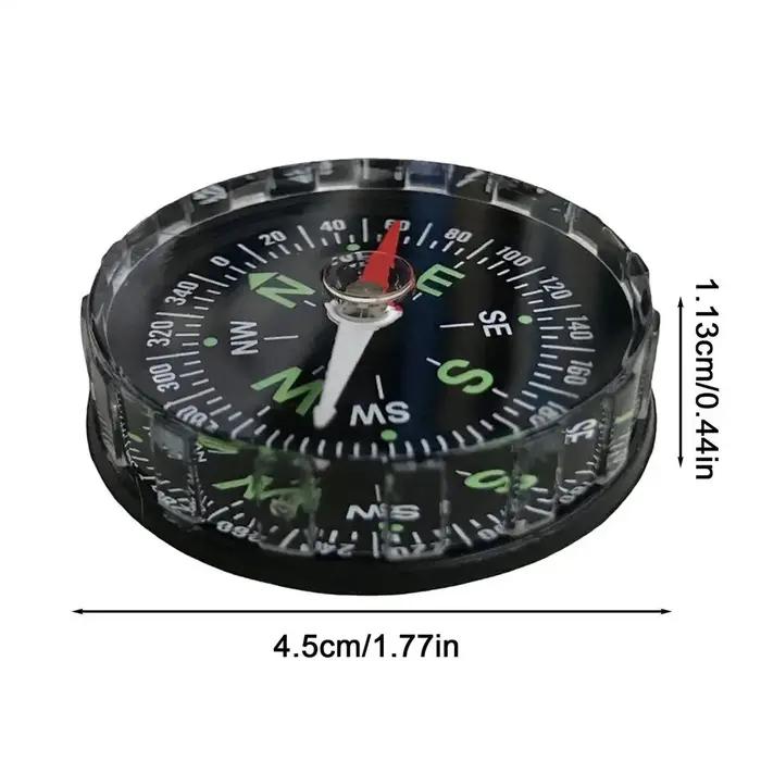 Boussole de camping imperméable multifonctionnelle pour la navigation