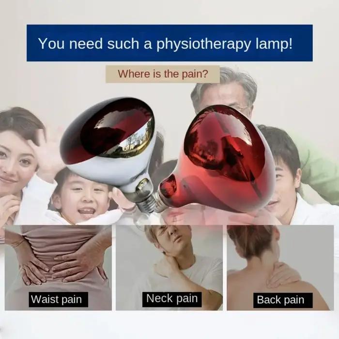 Lampe de thérapie chauffante infrarouge réglable, ampoule de physiothérapie, soins du corps, institu