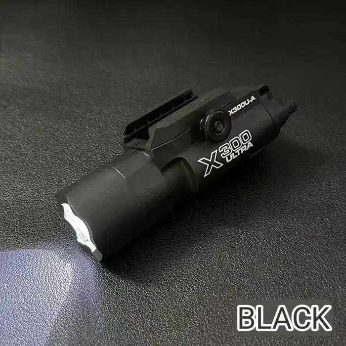 Lampe tactique TINSOL X300U-A multi-fonctions pour rail 20mm - Airsoft, chasse, CS et wargames
