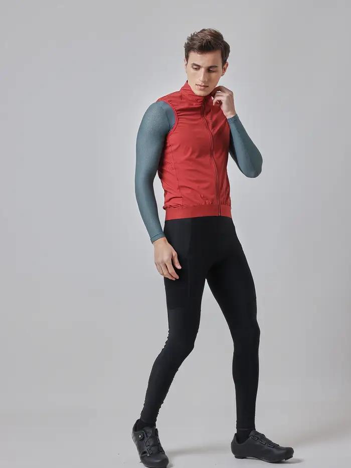 SPEXCEL – Gilet de cyclisme professionnel léger et coupe-vent pour homme, coupe-vent, respirant et f